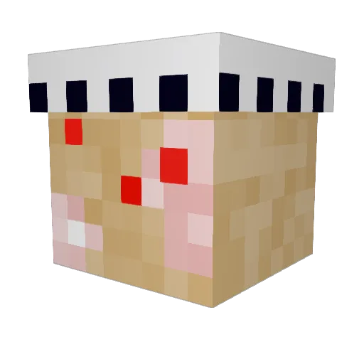 DarthAyden1 Minecraft avatar head, 3D render