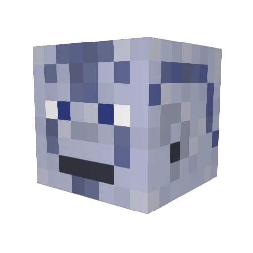 DarthDarovan Minecraft avatar head, 3D render