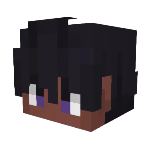Minecraft-Avatar von DarthFilms: Kopf als 3D-Render