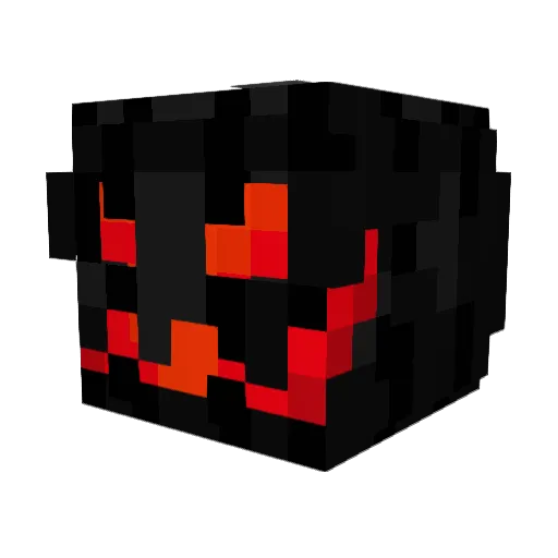 DarthFinley Minecraft avatar head, 3D render