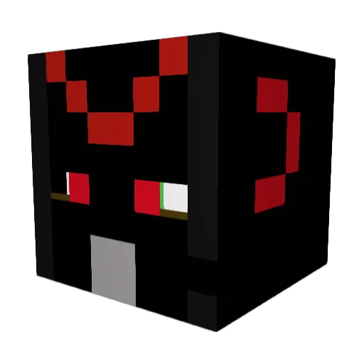 DarthJ04 Minecraft avatar head, 3D render