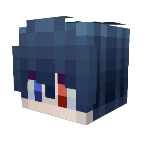 DarthKirby7601 Minecraft avatar head, 3D render