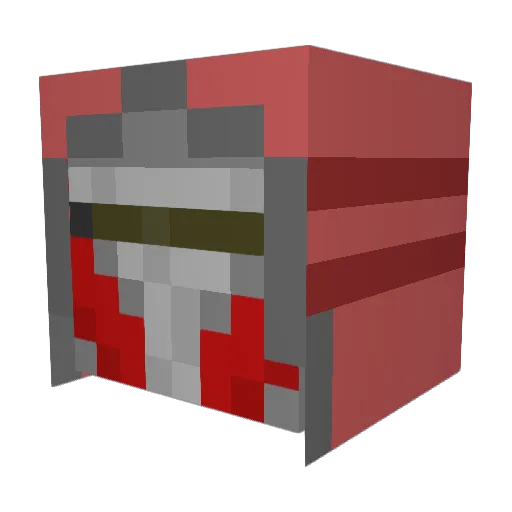DarthMarr Minecraft avatar head, 3D render