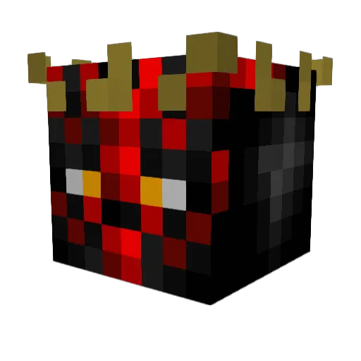 DarthMau98 Minecraft avatar head, 3D render