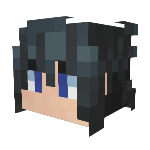 DarthMaul_20 Minecraft avatar head, 3D render