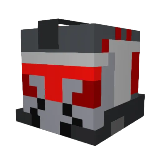 DarthRancor11 Minecraft avatar head, 3D render