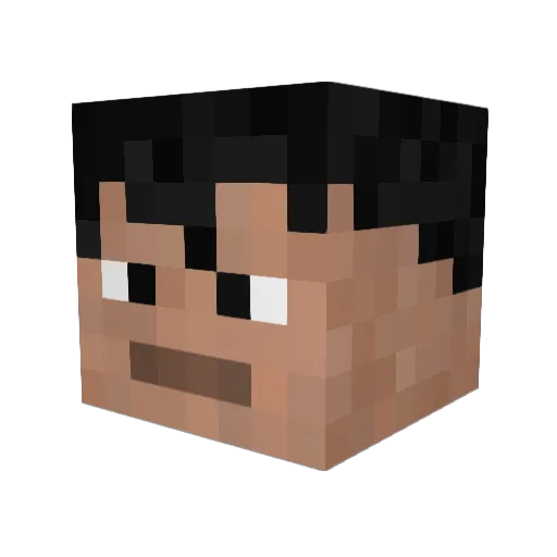 DarthRelyks Minecraft avatar head, 3D render