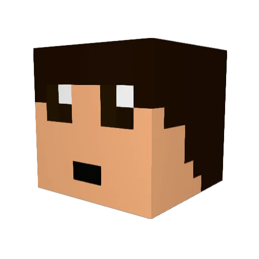 DarthRyan2003 Minecraft avatar head, 3D render