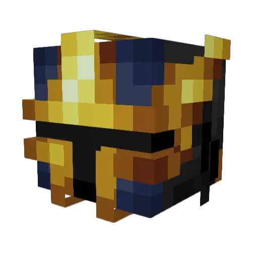 DarthSeth Minecraft avatar head, 3D render