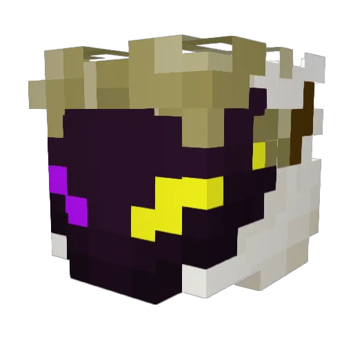 DarthTater15 Minecraft avatar head, 3D render