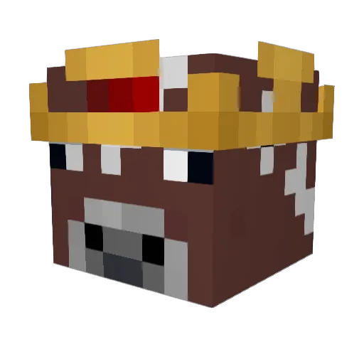DarthTragedious Minecraft avatar head, 3D render