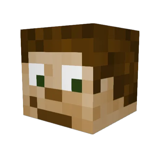 DarthVaderPlayz_ Minecraft avatar head, 3D render