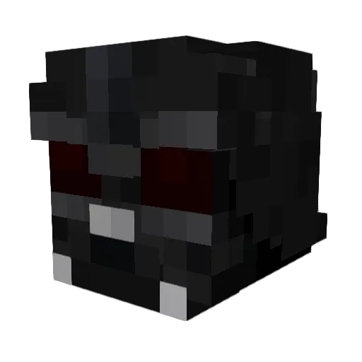 DarthVader_cool Minecraft avatar head, 3D render
