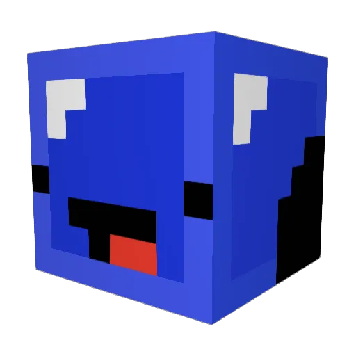 Darth_Derpy Minecraft avatar head, 3D render