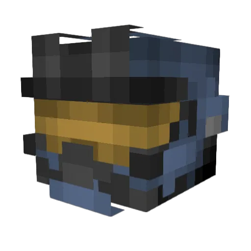 Darth_EasyBake Minecraft avatar head, 3D render