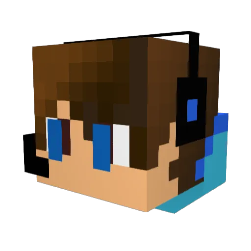 Darth_Edwardo Minecraft avatar head, 3D render