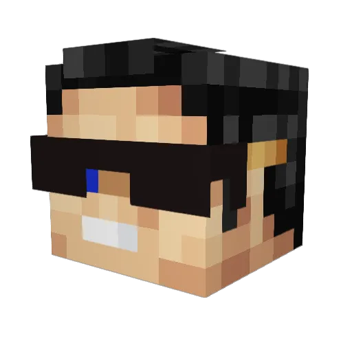 Darth_Fabi Minecraft avatar head, 3D render