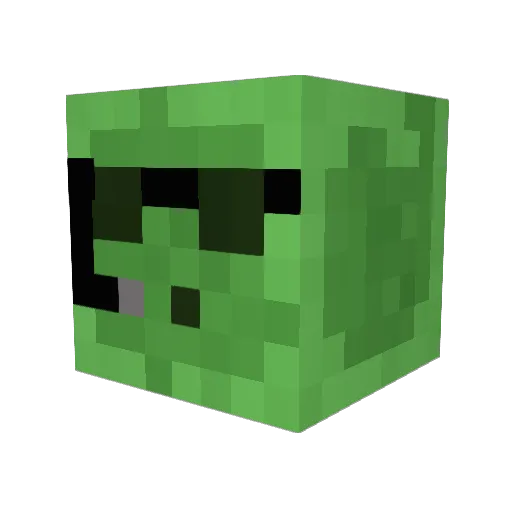 Darth_Florian Minecraft avatar head, 3D render