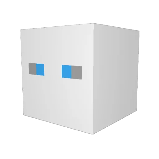 Darth_HG Minecraft avatar head, 3D render