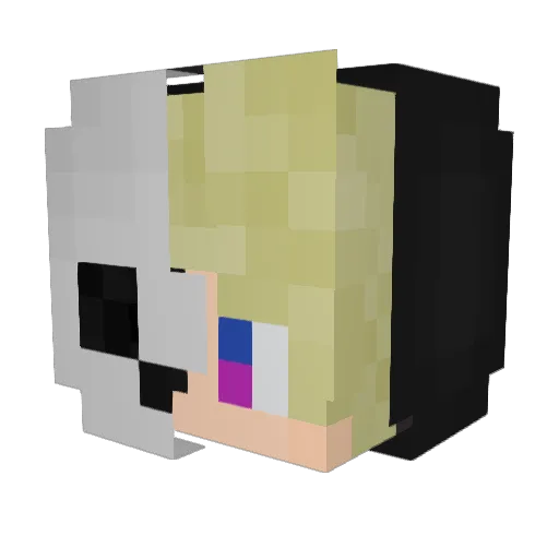 Darth_Hakan Minecraft avatar head, 3D render