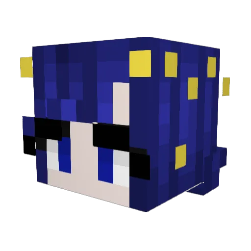 Darth_Humis Minecraft avatar head, 3D render