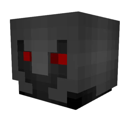 Darth_Hunter Minecraft avatar head, 3D render