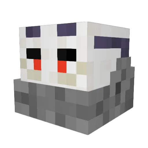 Darth_Mailac Minecraft avatar head, 3D render