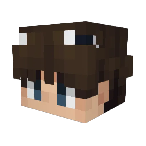 Darth_Maul667 Minecraft avatar head, 3D render