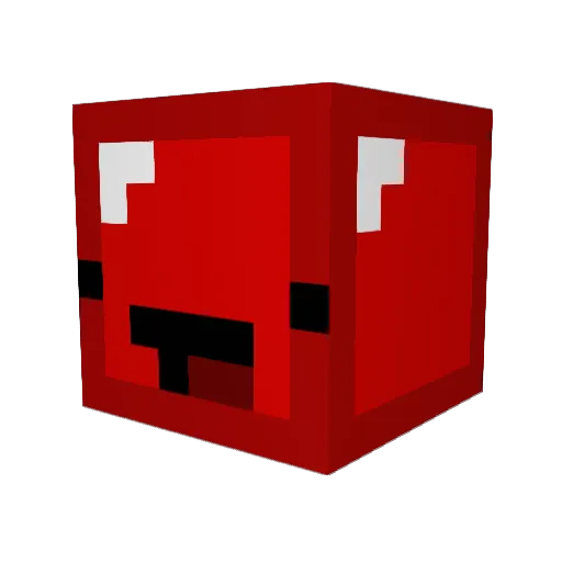 Darth_MaxiMine Minecraft avatar head, 3D render