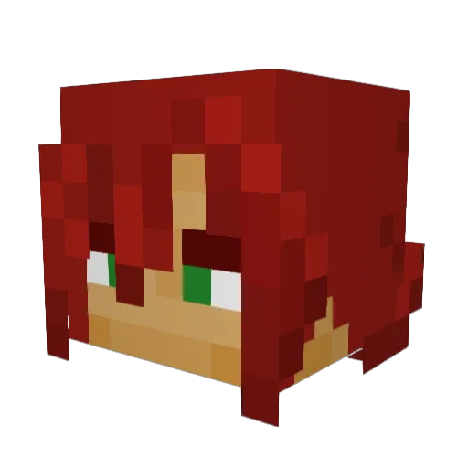 Darth_Pro Minecraft avatar head, 3D render