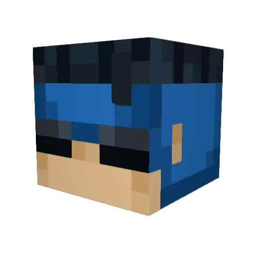 Darth_Revan111 Minecraft avatar head, 3D render