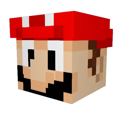 Darth_Sirk Minecraft avatar head, 3D render