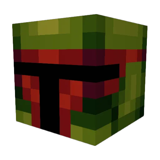 Darth_Skull Minecraft avatar head, 3D render
