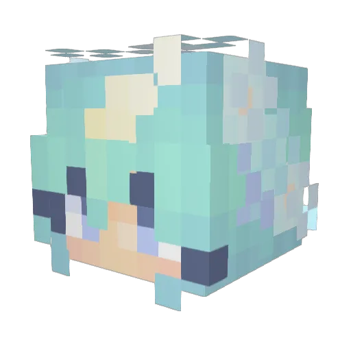 Darth_Sunny Minecraft avatar head, 3D render