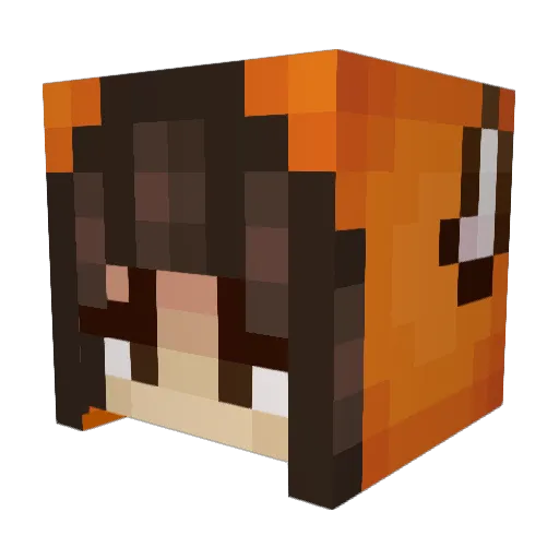 Darth_calle Minecraft avatar head, 3D render