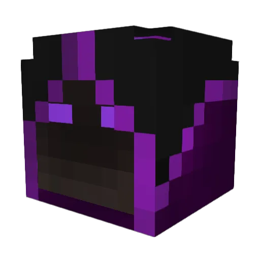 Darthcitrus Minecraft avatar head, 3D render