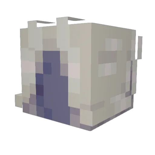 DarthkevinD Minecraft avatar head, 3D render