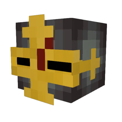 Darthpascal Minecraft avatar head, 3D render
