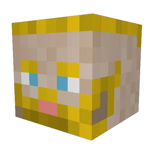 Darthpfeil87 Minecraft avatar head, 3D render