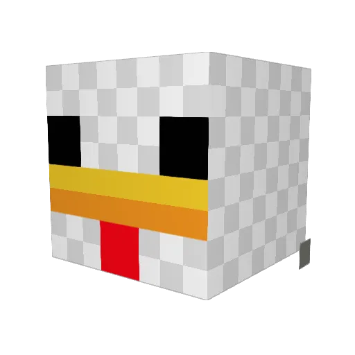 Darthrevan1312 Minecraft avatar head, 3D render