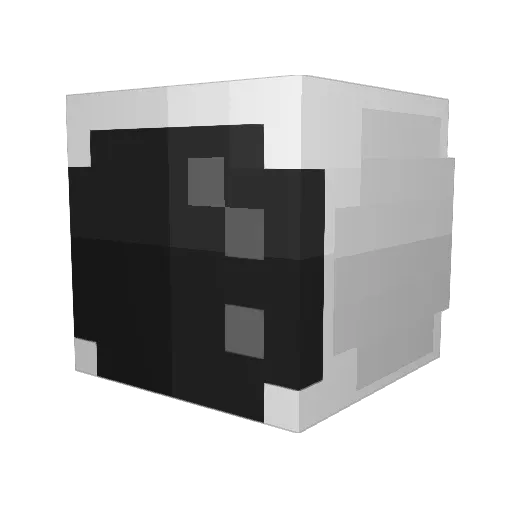 Dartknight01 Minecraft avatar head, 3D render