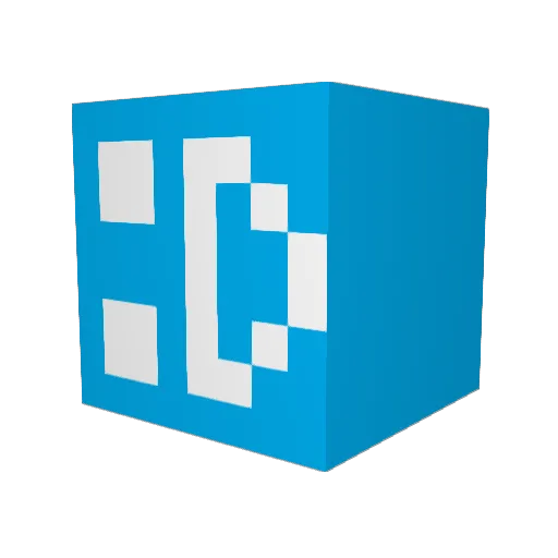 DaruDew Minecraft avatar head, 3D render