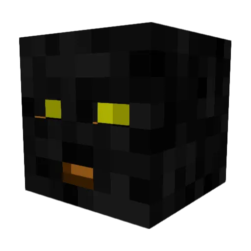 Darwanii Minecraft avatar head, 3D render