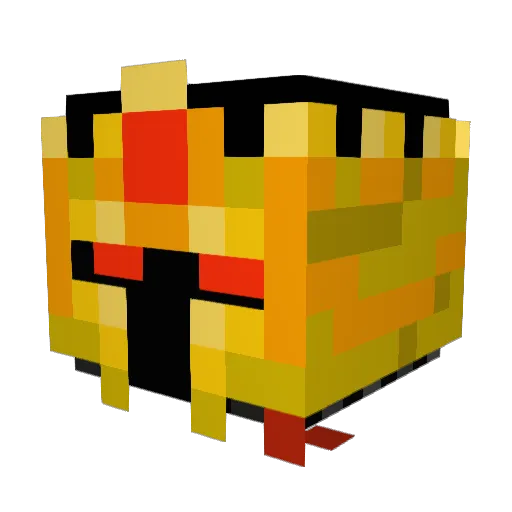 Darwols Minecraft avatar head, 3D render