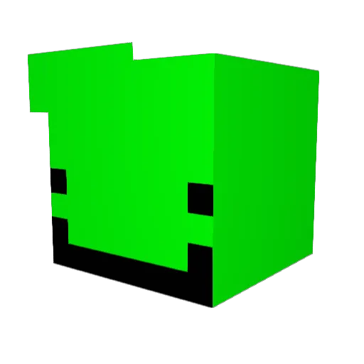 DaryanT Minecraft avatar head, 3D render