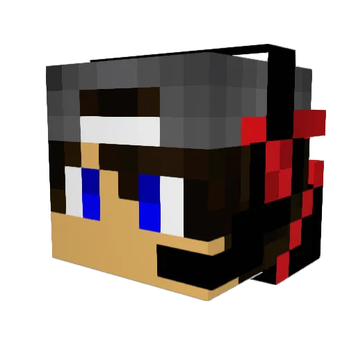 DarylDixonGamer Minecraft avatar head, 3D render