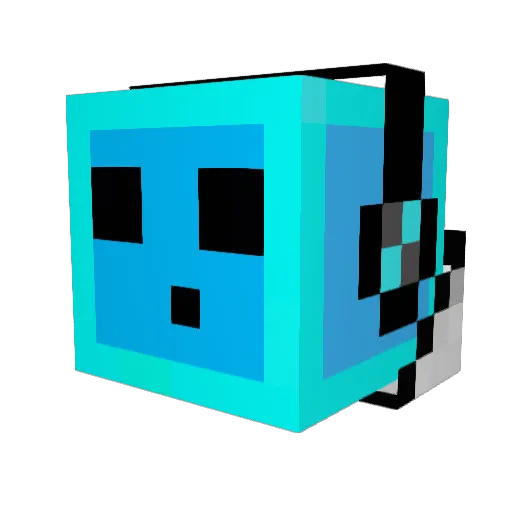 Daryl_Th Minecraft avatar head, 3D render