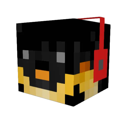 Das419 Minecraft avatar head, 3D render
