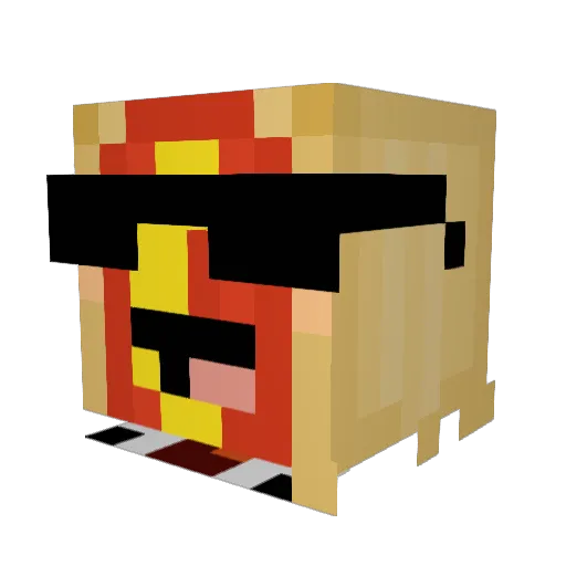 DasBeste23 Minecraft avatar head, 3D render