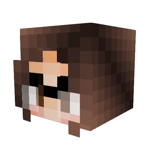 DasErdneere Minecraft avatar head, 3D render